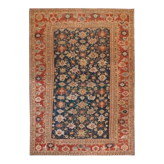 Decorative and Delightful of Perfect Combination Color Antique Persian Sultanabad Rug For Sale