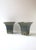 Mid 20th Century Italian Greek-Key Planters Potholders Cachepots Jardinières, Pair For Sale - Image 5 of 15