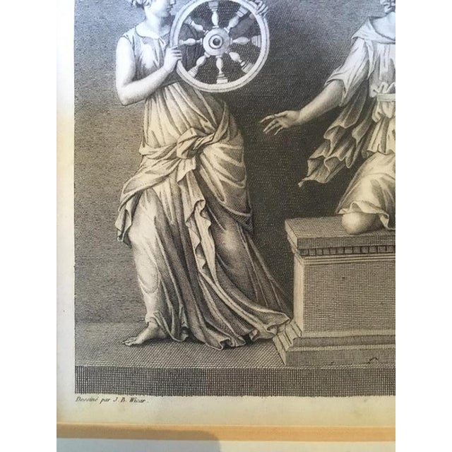 After J.C.Ulmer, Neoclassical Black and White Scenes, Prints, 1850s, Set of 2 For Sale - Image 7 of 18