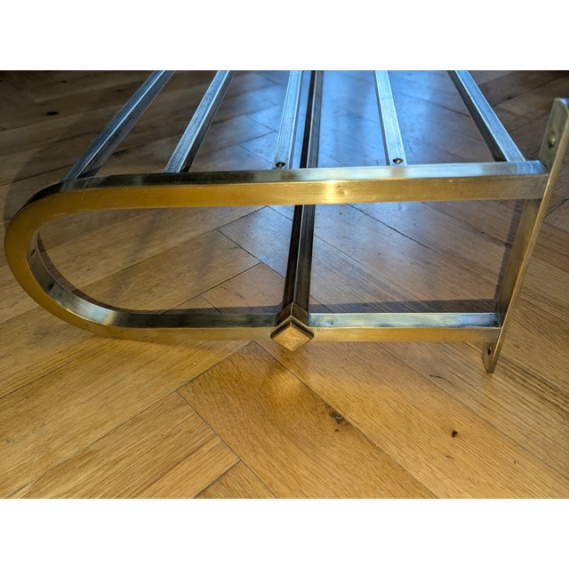 Metal Large Bauhaus Art Deco Wall-Mounted 10-Hooks Coat Rack, 1920s For Sale - Image 7 of 16