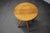 A mid-century atelier stool made in Czechoslovakia in the 1960s, featuring a solid beech wood round seat and a height-...