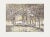Antonio RIVERA CHAUMIÈRE SOUS LA NEIGE 1990 lithograph on Arches paper signed and numbered in pencil 19.7 x 25.6 in...