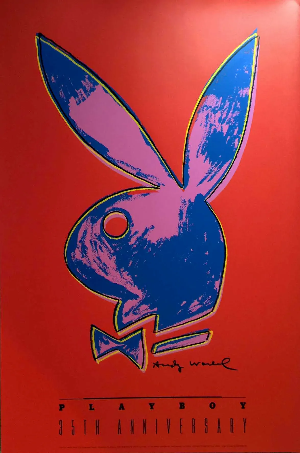 Andy Warhol Playboy 35th Anniversary Poster Holiday Sale | Chairish