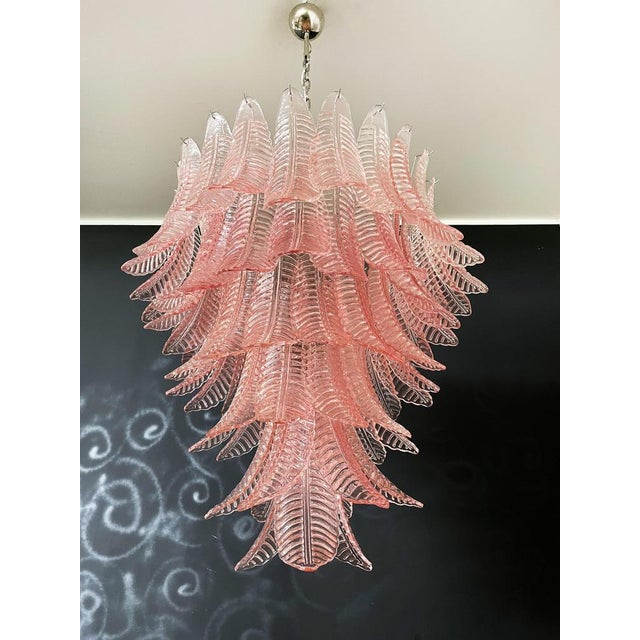 Murano Leaves Chandelier, 1980s For Sale - Image 13 of 15
