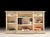 Marlborough bookcase. Solid walnut. Hand crafted in Italy. Finished on all sides. Carved molding. Four shelves. Two...