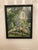 Oil painting on board of a garden on Charter Street in Nantucket , Massachusetts by artist Robert Rutkauskas. Framed in a...