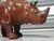 Vintage Leather Rhinoceros, India, 1950s For Sale - Image 6 of 14
