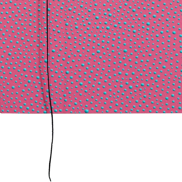 2020s Pink and Blue Dots II - Original Contemporary Geometric Abstract Painting on Wood by Jamie Burmeister For Sale - Image 5 of 11