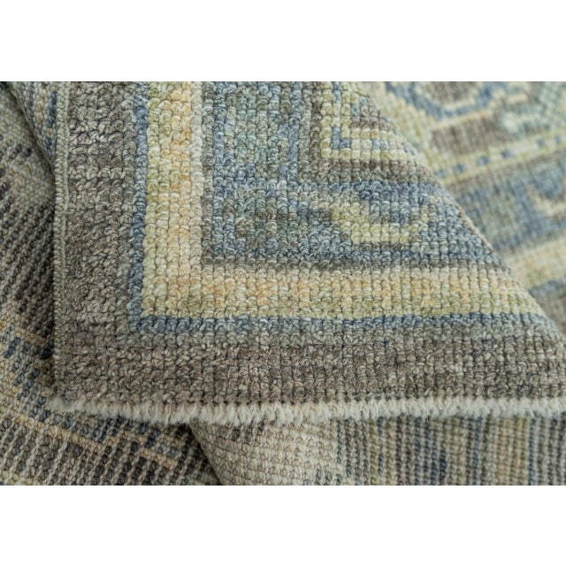 Turkish Oushak Rug 2'9"x 5'5" #19490 For Sale In Houston - Image 6 of 8