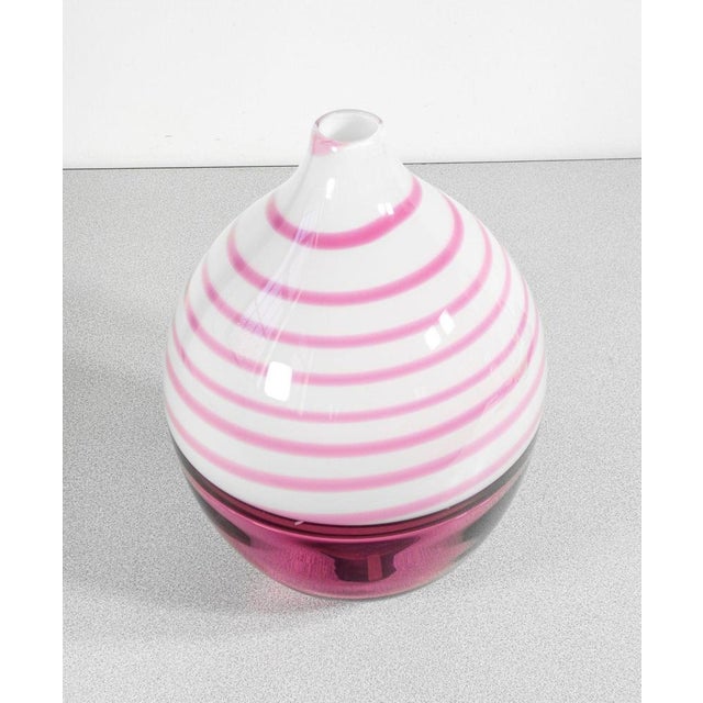 Blown Glass Vase by Paolo Crepax For Sale - Image 3 of 10
