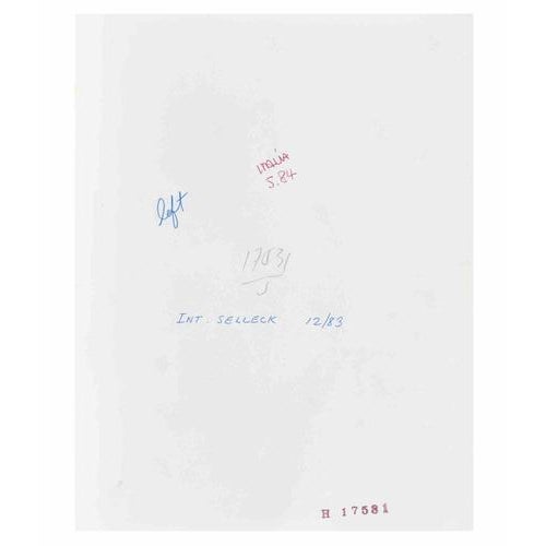 A beautiful gelatin silver print realized in 1983, captured at the height of his international fame during the early...