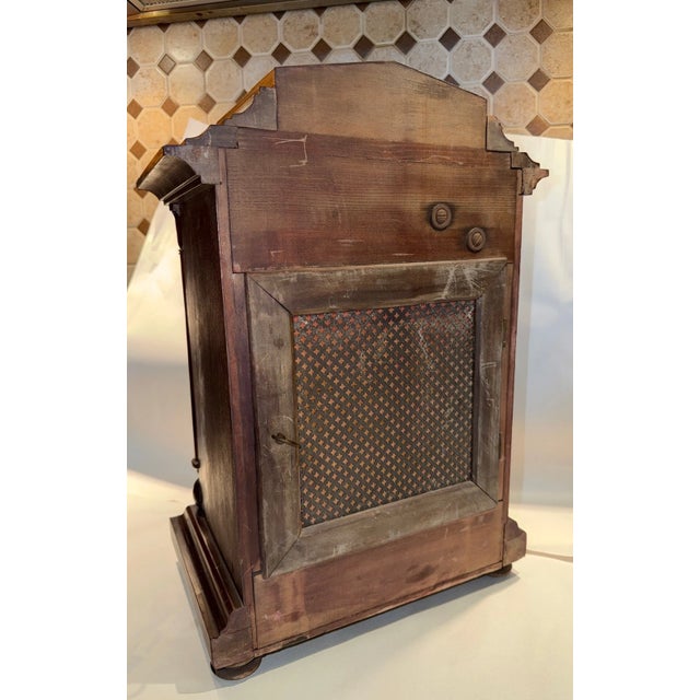 Antique German Bracket Mantel Clock With Westminster Quarter Strike Chimes For Sale - Image 13 of 14