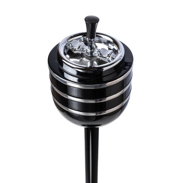 Standing Ashtray in Steel For Sale - Image 3 of 4