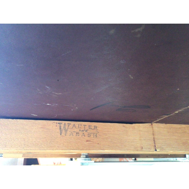 White 1960s Mid-Century Walter of Wabash Kitchen Table For Sale - Image 8 of 8