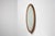 Wood Art Deco French Oval Gilded Mirror in Carved Wood, 1920s For Sale - Image 7 of 10