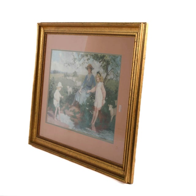 Late 20th Century Framed Print Percy Tarrant (1855-1934) "Cooling Off" For Sale - Image 5 of 12