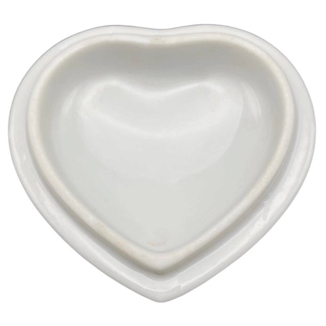 1980s D Porthault Printemps Heart Box For Sale - Image 5 of 9