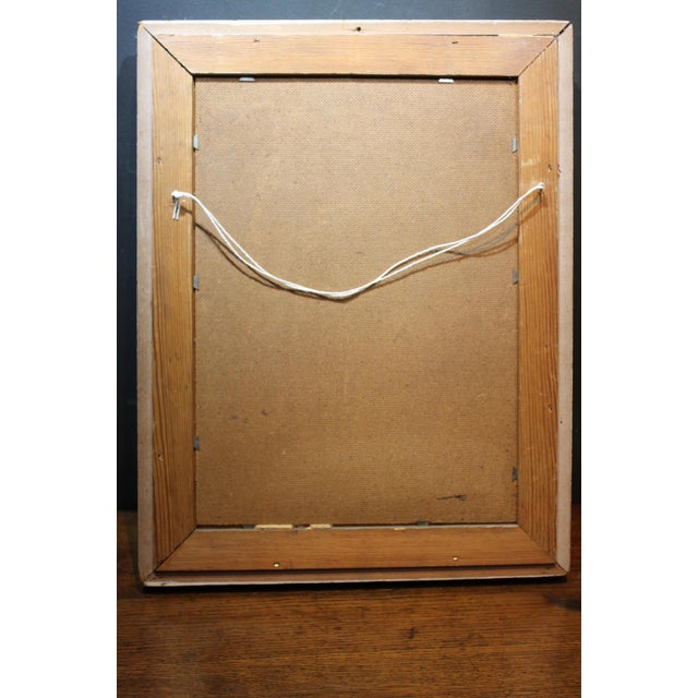 Black Bueno, Portrait of a Melancholy Girl, 1960s, Oil For Sale - Image 8 of 12