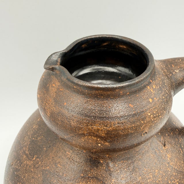 Vintage Studio Ceramic Jug by Gerhard Liebenthron, 1981 For Sale - Image 4 of 10