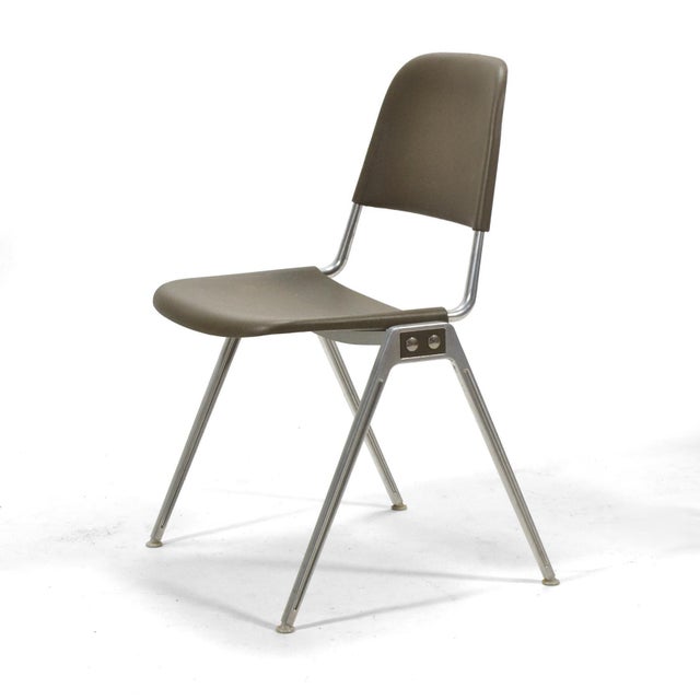 1960s Don Albinson Stacking Side Chairs by Knoll Set of 8 For Sale - Image 5 of 11
