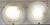 Metal Flat Vintage Ceiling Lamps with Matte White Marbled Relief Glass Shades, 2000s, Set of 2 For Sale - Image 7 of 8