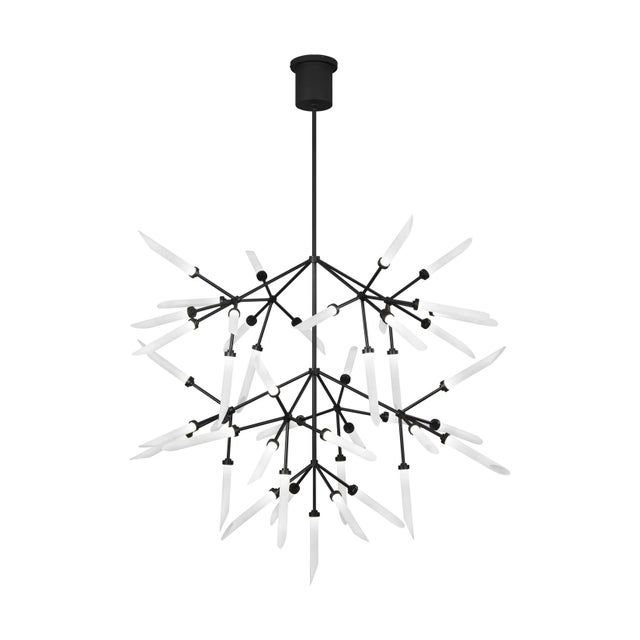 The Spur Grande LED chandelier from Tech Lighting is a modern interpretation of the classic multi-arm chandelier, nine...