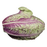 Meissen Porcelain Trompe l'Oeil Red Cabbage Box and Cover, Marcolini Period For Sale
