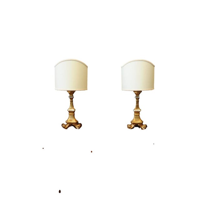 Florentine Table Lamps, Set of 2 For Sale - Image 3 of 3
