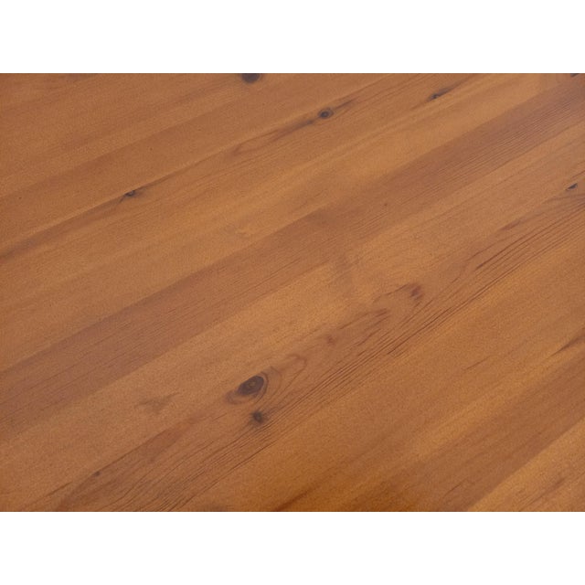 Vintage Rectangular Oval Modernist Coffee Table in Pine, 1970s For Sale - Image 16 of 18