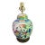Vintage Asian Figural Famille Rose Ginger Jar Table Lamp For Sale