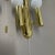 Space Age Brass Wall Lights from Sölken Lights, Germany, 1980s, Set of 2 For Sale - Image 12 of 18