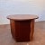 Mid-Century Modern Lane Furniture Walnut Round Drum Table Storage Cabinet For Sale - Image 3 of 7