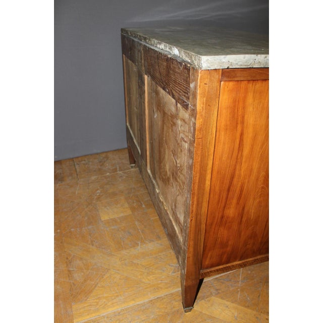 Antique Directoire Walnut Commode, 1700s For Sale - Image 4 of 13