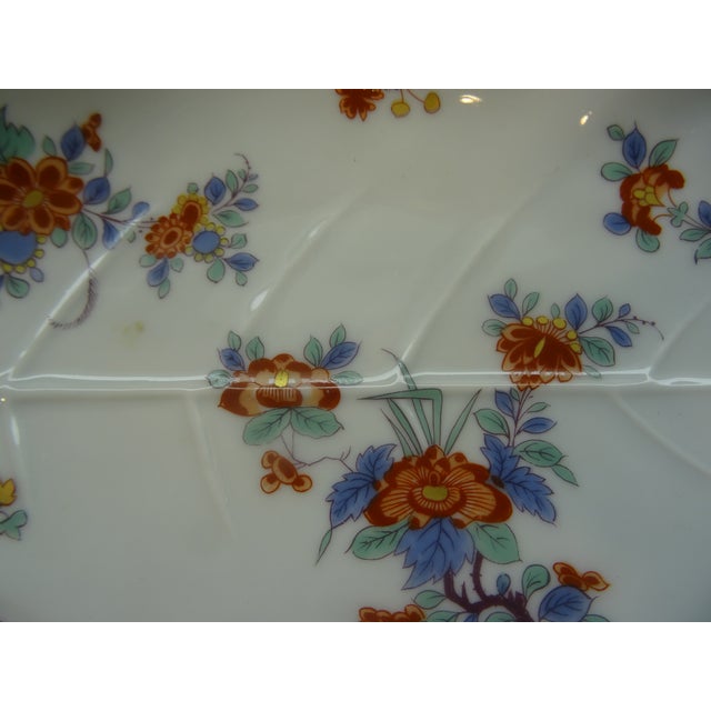 Late 20th Century Mohahedeh Meissen Style Leaf Dishes a Pair For Sale In Los Angeles - Image 6 of 6