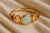 Modern 14k Gold Ring With Opal Cabochon, Size 6.75 For Sale - Image 3 of 5