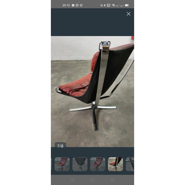 Falcon Model Lounge Chair by Sigurd Ressell for Vatne Møbler, 1970s For Sale - Image 3 of 7