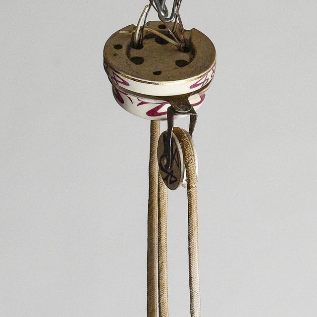 Art Nouveau Ceramic Up-and-Down Pendant For Sale - Image 5 of 18