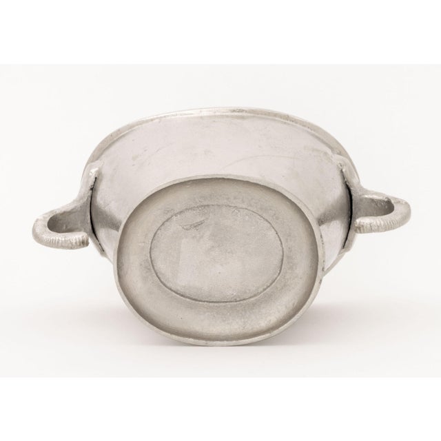 Metal Elephant Head Motif Aluminum Champagne Bucket For Sale - Image 7 of 7