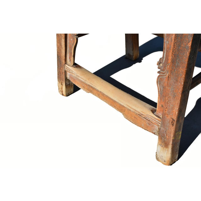 Brown 19th Century Original Chinese Horseshoe Chairs- a Pair For Sale - Image 8 of 12
