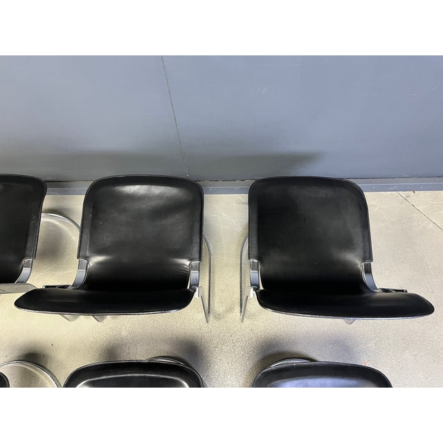 Vintage Dining Chairs from Cidue, 1970s, Set of 8 For Sale - Image 4 of 15