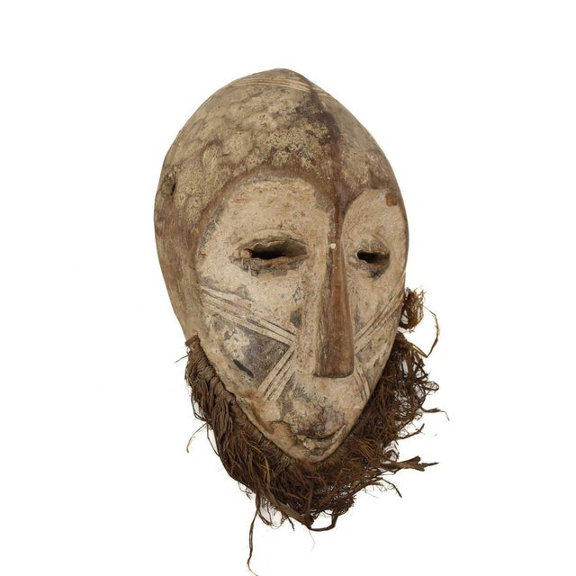 Early 20th Century Lega Mask with Beard For Sale In Denver - Image 6 of 8