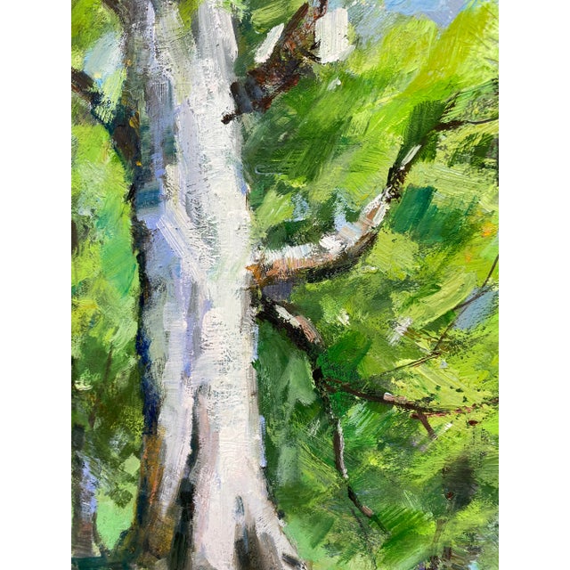 Impressionistic Landscape Original Oil Painting For Sale - Image 10 of 10