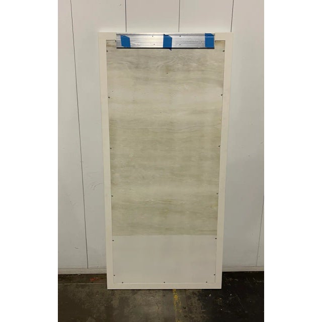 Custom Dressing Mirror in Dove White For Sale In Los Angeles - Image 6 of 8