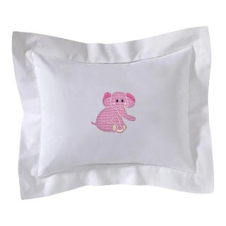 Boudoir Pillow Cover, Elephant (Pink) For Sale