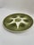 Mid 20th Century French Orchies Olive Green Majolica Oyster Plate For Sale - Image 6 of 13