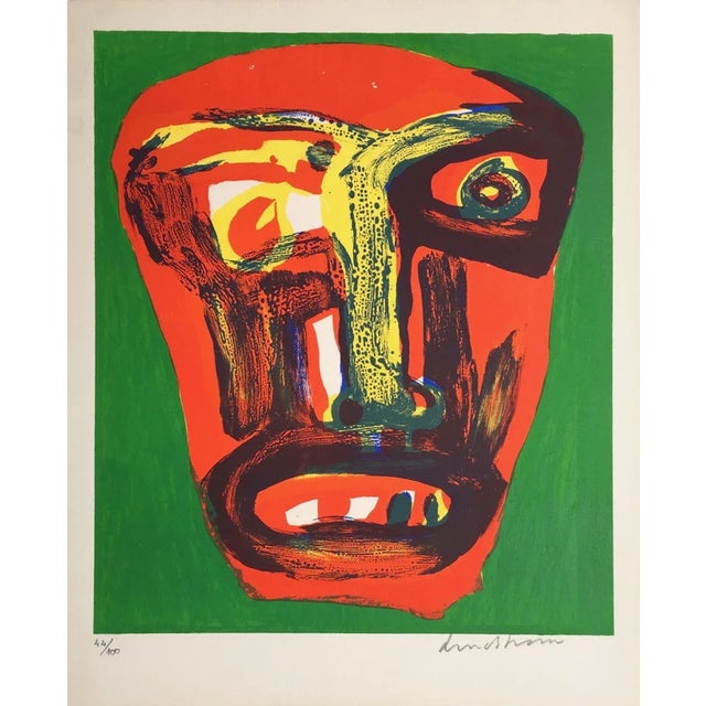 Bengt LINDSTROM DENT BLANCHE 1978 lithograph on Arches paper signed and numbered in pencil published by : Galerie Ariel...