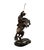 Metal "Bronco Buster" Signed Bronze Sculpture After Frederic Remington - 35" H For Sale - Image 7 of 11