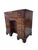 Wood 18th Century English George III Burl Walnut Kneehole Desk For Sale - Image 7 of 11