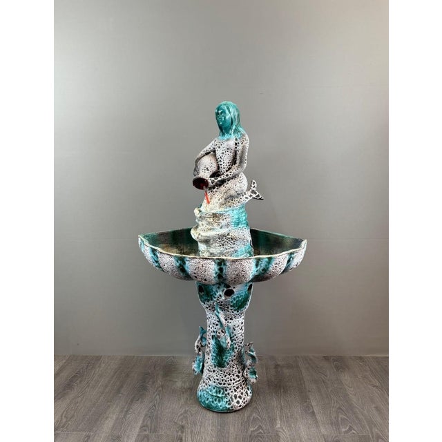 20th Century Ceramic Fountain from Céramique de Vallauris For Sale - Image 12 of 12