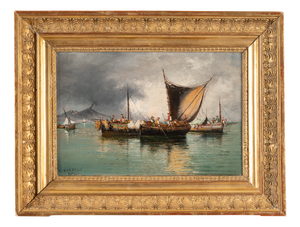 Consalvo Carelli, Naples, 1800s, Oil on Canvas